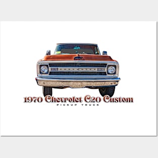 1970 Chevrolet C20 Custom Pickup Truck Posters and Art